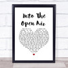 Julie Fowlis Into The Open Air White Heart Song Lyric Quote Music Print