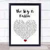 Queens Of The Stone Age The Sky Is Fallin' White Heart Song Lyric Quote Music Print
