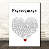 Whitesnake Forevermore White Heart Song Lyric Quote Music Print