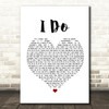 Colbie Caillat I Do Heart Song Lyric Quote Print