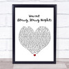 Don McLean Vincent (Starry, Starry Night) Heart Song Lyric Quote Print