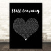 Halsey Still Learning Black Heart Song Lyric Print