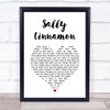 The Stone Roses Sally Cinnamon Heart Song Lyric Quote Print
