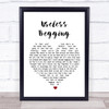 Todd Rundgren Useless Begging Heart Song Lyric Quote Print
