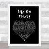 Harry Styles Fine Line Black Heart Song Lyric Print