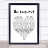 The Luckiest Ben Folds Heart Song Lyric Quote Print