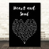 Hoagy Carmichael Heart and Soul Black Heart Song Lyric Print