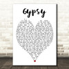 Gypsy Fleetwood Mac Quote Song Lyric Heart Print