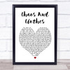 Jason Isbell And The 400 Unit Chaos And Clothes White Heart Song Lyric Print