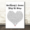 Jefferson Starship Nothing's Gonna Stop Us Now White Heart Song Lyric Print