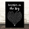 Ian Van Dahl Castles in the Sky Black Heart Song Lyric Print