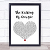 Rod Stewart The Killing Of Georgie White Heart Song Lyric Quote Print
