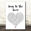 This Mortal Coil Song To The Siren White Heart Song Lyric Quote Print