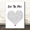 5 Seconds Of Summer Lie To Me Heart Song Lyric Quote Print
