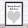 Candi Staton Young Hearts Run Free Heart Song Lyric Quote Print