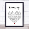 Del Shannon Runaway Heart Song Lyric Quote Print