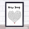 Howard Jones New Song Heart Song Lyric Quote Print