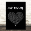 Amy Winehouse Help Yourself Black Heart Song Lyric Print