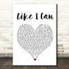 Sam Smith Like I Can Heart Song Lyric Quote Print