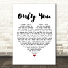 Selena Gomez Only You Heart Song Lyric Quote Print