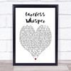 George Michael Careless Whisper Heart Song Lyric Quote Print