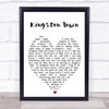 Kingston Town UB40 Quote Song Lyric Heart Print
