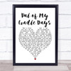 Ann Breen Pal of My Cradle Days White Heart Song Lyric Print