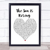 Britt Nicole The Sun Is Rising White Heart Song Lyric Print