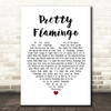 Manfred Mann Pretty Flamingo White Heart Song Lyric Print