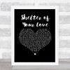 Jimmy Cliff Shelter of Your Love Black Heart Song Lyric Print