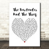 Stereophonics The Bartender And The Thief White Heart Song Lyric Print