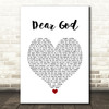 Avenged Sevenfold Dear God White Heart Song Lyric Print