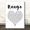 Catfish And The Bottlemen Rango White Heart Song Lyric Print