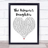 Damien Rice The Blower's Daughter White Heart Song Lyric Print