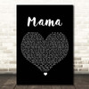 Jonas Blue Mama Black Heart Song Lyric Print