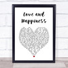 Al Green Love And Happiness Heart Song Lyric Quote Print