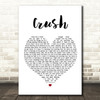 Dave Matthews Band Crush Heart Song Lyric Quote Print