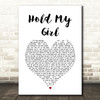 George Ezra Hold My Girl Heart Song Lyric Quote Print