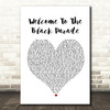 My Chemical Romance Welcome To The Black Parade Heart Song Lyric Quote Print