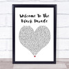 My Chemical Romance Welcome To The Black Parade Heart Song Lyric Quote Print