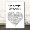 Oasis Champagne Supernova Heart Song Lyric Quote Print