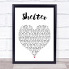 Ray LaMontagne Shelter Heart Song Lyric Quote Print