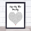 Shawn Mendes Life Of The Party Heart Song Lyric Quote Print
