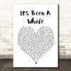 Staind It's Been A While Heart Song Lyric Quote Print