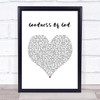 Bethel Music Goodness Of God White Heart Song Lyric Print