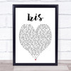 Iris Goo Goo Dolls Heart Quote Song Lyric Print