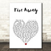 Chris Stapleton Fire Away White Heart Song Lyric Music Art Print