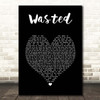 Kasabian Wasted Black Heart Song Lyric Print