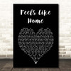 Katie Melua Feels Like Home Black Heart Song Lyric Print