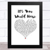 Eagles It's Your World Now White Heart Song Lyric Music Art Print